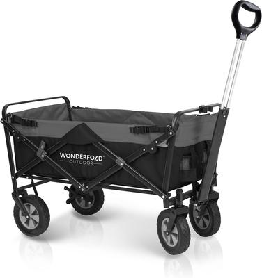 Show full view: Wonderfold Utility Outdoor Dog & Cat Wagon, Black/Gray slide 7 of 9