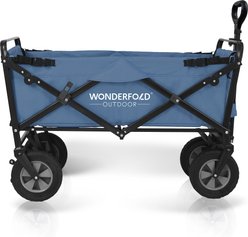 Wonderfold Utility Outdoor Dog & Cat Wagon, Blue