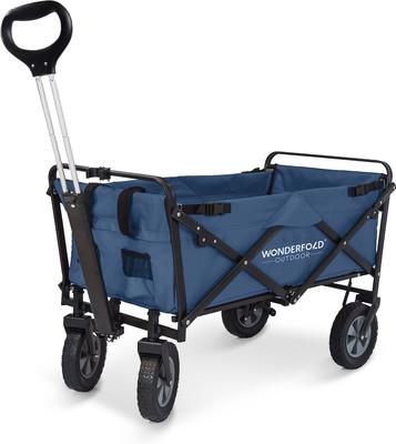 Show full view: Wonderfold Utility Outdoor Dog & Cat Wagon, Blue slide 5 of 10