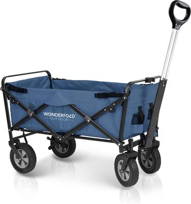 Show full view: Wonderfold Utility Outdoor Dog & Cat Wagon, Blue slide 7 of 10