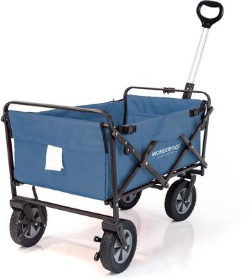 Show full view: Wonderfold Utility Outdoor Dog & Cat Wagon, Blue slide 8 of 10