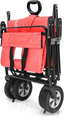 Show full view: Wonderfold Utility Outdoor Dog & Cat Wagon, Red slide 3 of 10