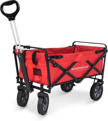 Show full view: Wonderfold Utility Outdoor Dog & Cat Wagon, Red slide 5 of 10
