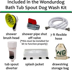 Wondurdog Bathtub Spout Dog Wash Kit slide 2 of 8