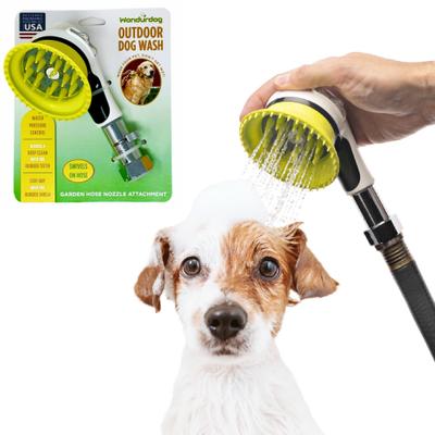 Show full view: Wondurdog Dog Washing & Paw Rinse Outdoor Garden Hose Nozzle Attachment slide 1 of 11