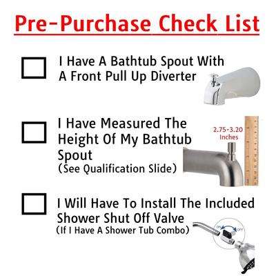 Show full view: Wondurdog Large Bathtub Spout with Splash Shield & Hose Attachment Dog Wash Kit, White/Green slide 5 of 10