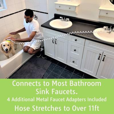 Show full view: Wondurdog Sink Faucet Pet Wash Kit slide 10 of 14