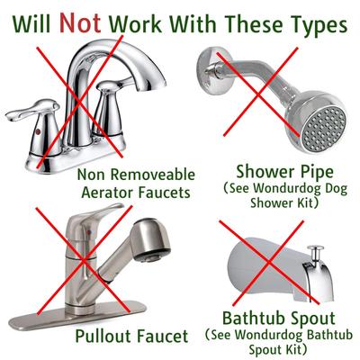 Show full view: Wondurdog Sink Faucet Pet Wash Kit slide 9 of 14