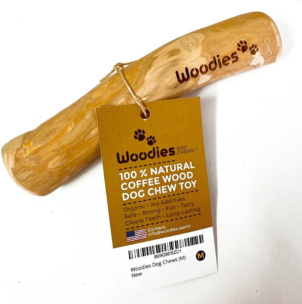 Woodies Coffee Wood Large Dog Chew, 1 count