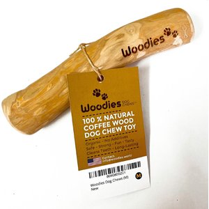 Woodies Coffee Wood Large Dog Chew, 1 count