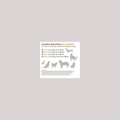 Show full view: Woodies Coffee Wood Medium Dog Chew, 1 count slide 6 of 10