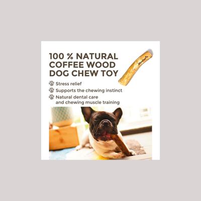 Show full view: Woodies Coffee Wood Small Dog Chew, 1 count slide 4 of 10