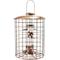 Show in main carousel: Woodlink Brushed Copper Caged 6-Port Tube Wild Bird Feeder, 1.25-lb slide 1 of 3