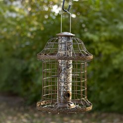 Woodlink Caged 4-Port Tube Wild Bird Feeder, 1.25-lb slide 2 of 2