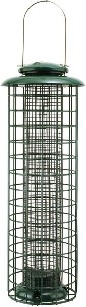 Woodlink Caged Screen Black oil or Peanut Wild Bird Feeder, 1.25-lb