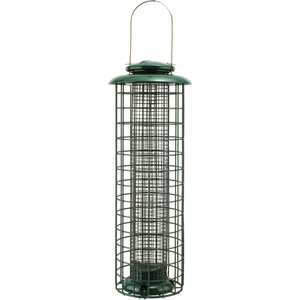 Woodlink Caged Screen Black oil or Peanut Wild Bird Feeder, 1.25-lb