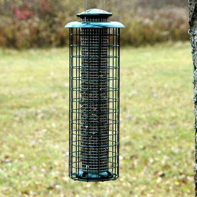 Show full view: Woodlink Caged Screen Black oil or Peanut Wild Bird Feeder, 1.25-lb slide 2 of 2