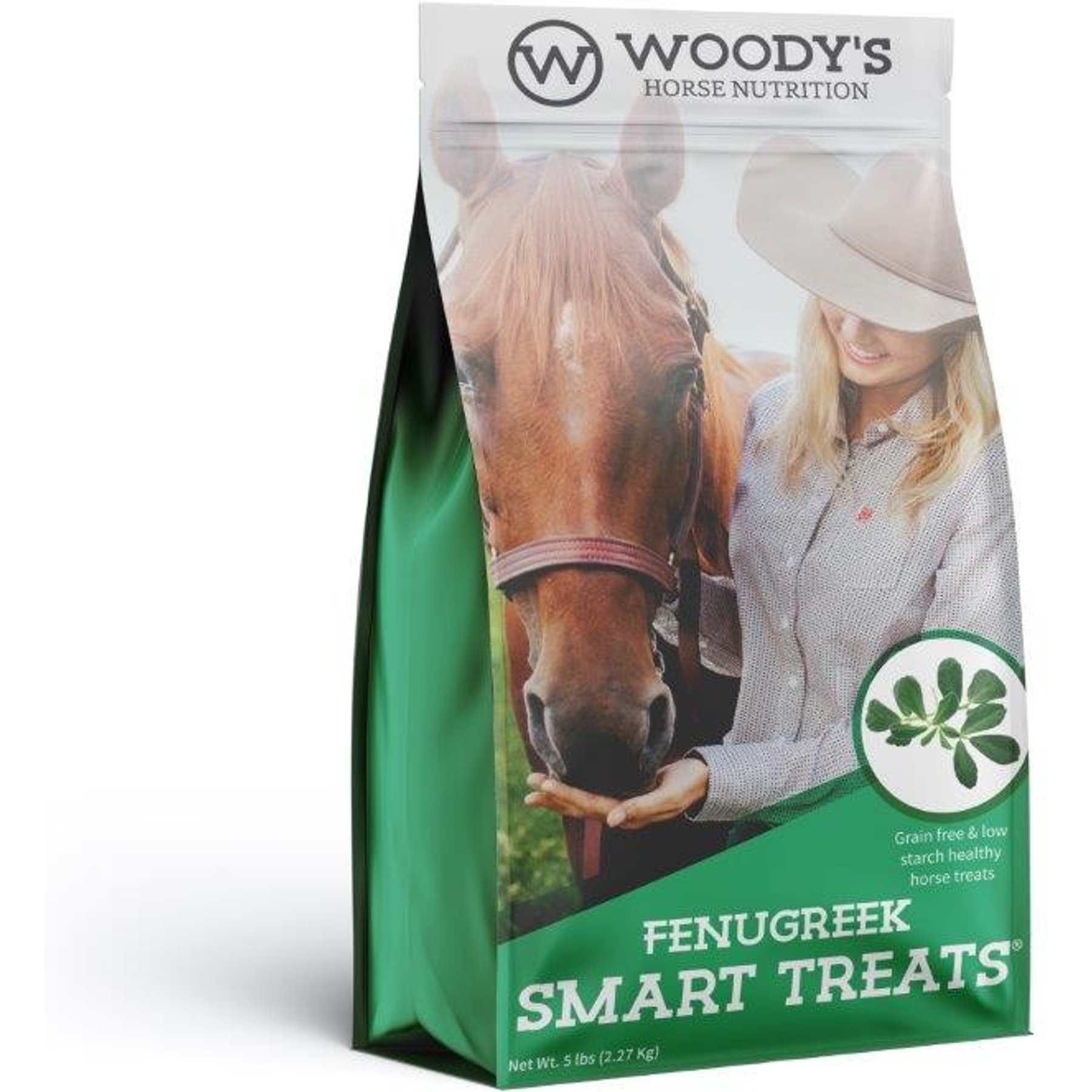 WOODY'S Smart Treats Fenugreek Flavor Grain-Free Horse Treats, 5-lb bag