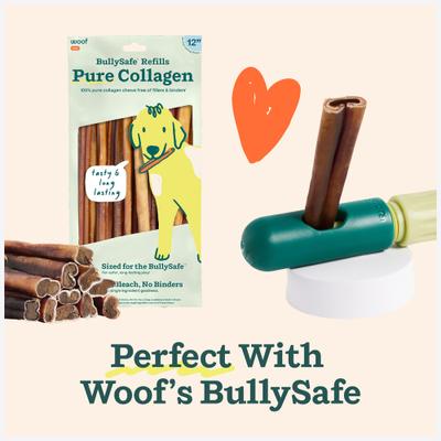 Show full view: Woof All-Natural Collagen Sticks Dog Treats, 12-inch, 10 count slide 5 of 8