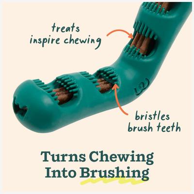 Show full view: Woof Bite n' Brush Refill Grain-Free Chicken Sticks Adult Dental Dog Chew Treats, 8-oz bag slide 5 of 9