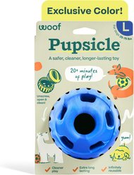 Woof Party Pupsicle Treat Dispensing Dog Toy, Chewy Blue, Large