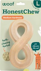 Woof HonestChew Infinity Hard Density All-Natural Food Grade Dog Chew Toy, Ivory, Large
