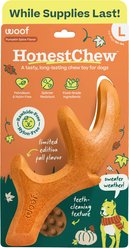 Woof HonestChew Pumpkin Spice Antler Chew Toy, Large