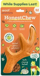 Woof HonestChew Pumpkin Spice Antler Chew Toy, Medium