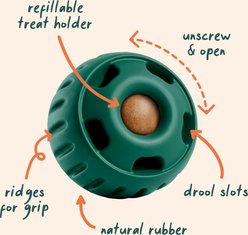 Woof Party Pupsicle Treat Dispensing Dog Toy, Dark Green, X-Large slide 2 of 8