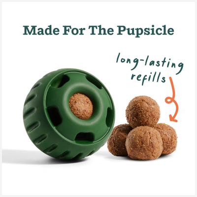 Show full view: Woof Pupsicle Pops Refills All-in-1 Health Beef Grain-Free Lickable Dog Treats, X-Large, 5 count bag slide 3 of 7