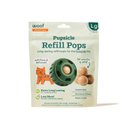 Woof Pupsicle Pops Refills Beef & Peanut Butter Grain-Free Lickable Dog Treats, Large, 7 count