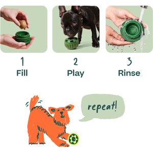 Woof Pupsicle Pops Refills Beef & Peanut Butter Grain-Free Lickable Dog Treats, Large, 7 count