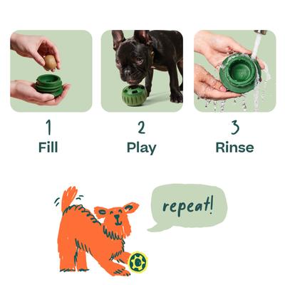 Show full view: Woof Pupsicle Pops Refills Beef & Peanut Butter Grain-Free Lickable Dog Treats, Large, 7 count slide 6 of 8