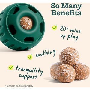 Woof Pupsicle Pops Refills Calming Beef Grain-Free Lickable Dog Treats, Large, 7 count