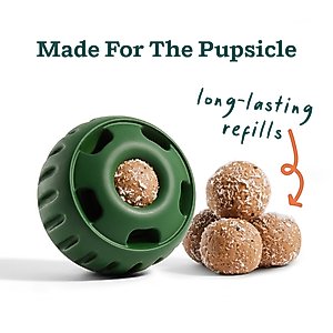 Woof Pupsicle Pops Refills Calming Beef Grain-Free Lickable Dog Treats, Large, 8-oz bag, 7 count