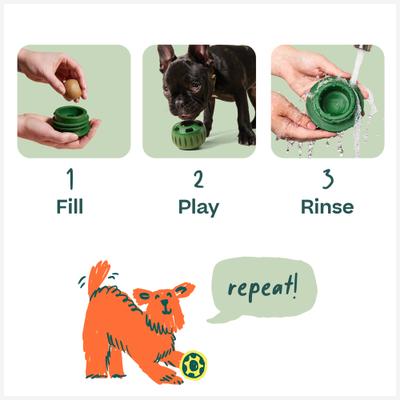 Show full view: Woof Pupsicle Pops Refills Chicken & Peanut Butter Grain-Free Lickable Dog Treats, X-Large, 5 count slide 5 of 8