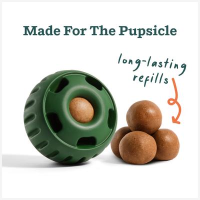 Show full view: Woof Pupsicle Pops Refills Chicken & Peanut Butter Grain-Free Lickable Dog Treats, X-Large, 5 count slide 3 of 8