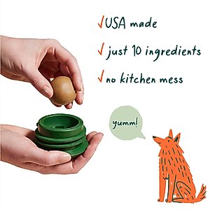 Woof Pupsicle Pops Refills Chicken Grain-Free Lickable Dog Treats, Large, 8-oz bag, 7 count