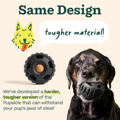 Show full view: Woof Pupsicle Power Chewer Refillable Dog Treat Dispenser Toy, Large slide 3 of 10