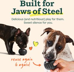Woof Pupsicle Power Chewer Refillable Dog Treat Dispenser Toy, Small slide 2 of 8