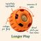 Show in main carousel: Woof Pupsicle Tough Chew Treat Dispensing Dog Toy, Pumpkin, Large slide 3 of 8