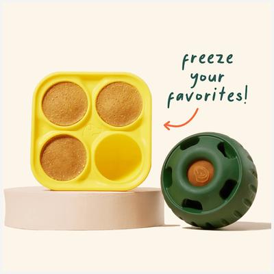 Show full view: Woof Pupsicle Treat Tray Mold Treat Dispenser Dog Toy, Small slide 4 of 10