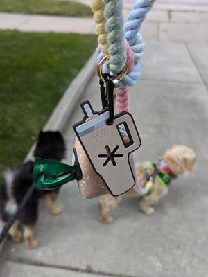 Show full view: Woof & Wonder Poopy Loop Oat Tumbler Dog Poop Bag Holder slide 2 of 2