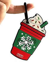 Woof & Wonder Poopy Loop Peppermint Mocha Dog Poop Bag Holder