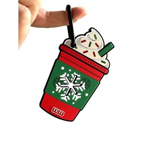 Woof & Wonder Poopy Loop Peppermint Mocha Dog Poop Bag Holder