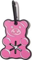 Woof & Wonder Poopy Loop Pink Gummy Bear Dog Poop Bag Holder