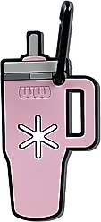 Woof & Wonder Poopy Loop Pink Tumbler Dog Poop Bag Holder