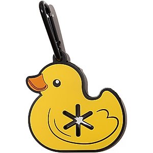 Woof & Wonder Poopy Loop Rubber Duck Dog Poop Bag Holder