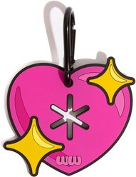 Woof & Wonder Poopy Loop Sparkle Heart Dog Poop Bag Holder