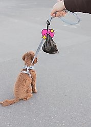 Woof & Wonder Poopy Loop Sparkle Heart Dog Poop Bag Holder slide 2 of 2
